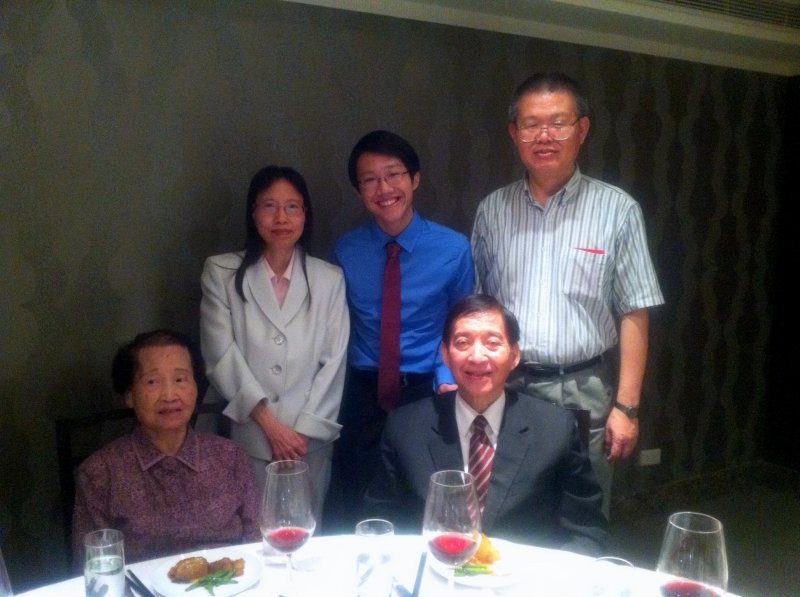 President Ho and his family.picture